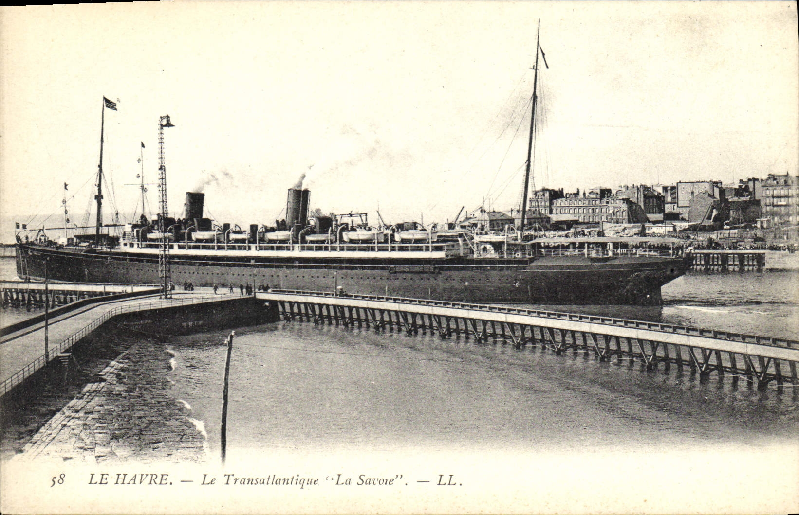 Le Havre — Le Transatlantique 'La Savoie' — LL. n°58