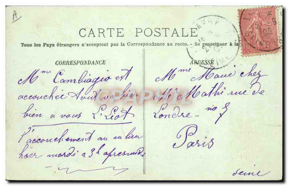 Le Havre — Le Transatlantique 'La Savoie' — LL. — LL. 117 — Reverso