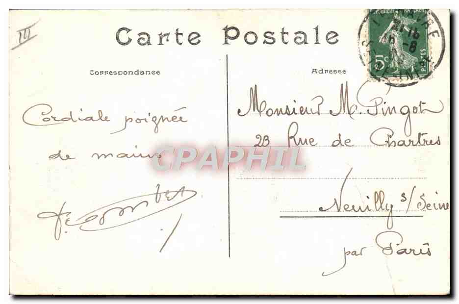 Le Havre — La "Savoie" — F. B. — Verso