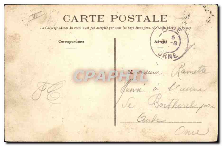 CPA Bateau Paquebot La Savoie en pleine mer  — Verso