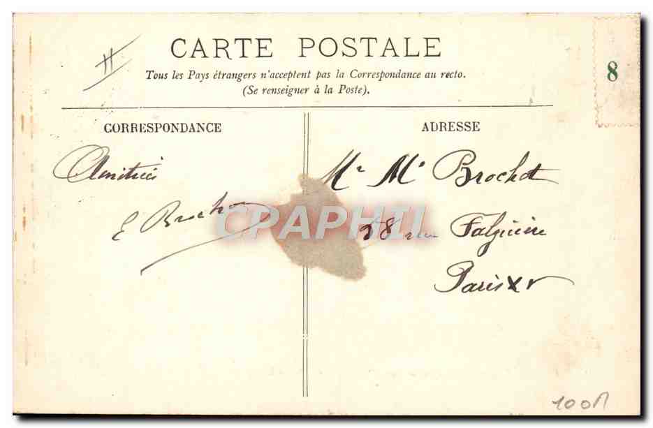 Le Havre — Le Transatlantique "La Savoie" — LL. — Verso