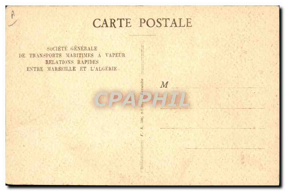 Paquebot "SIDI-BEL-ABBÈS" — S.G.T.M. — Société Générale de Transports Maritimes à Vapeur — Reverso
