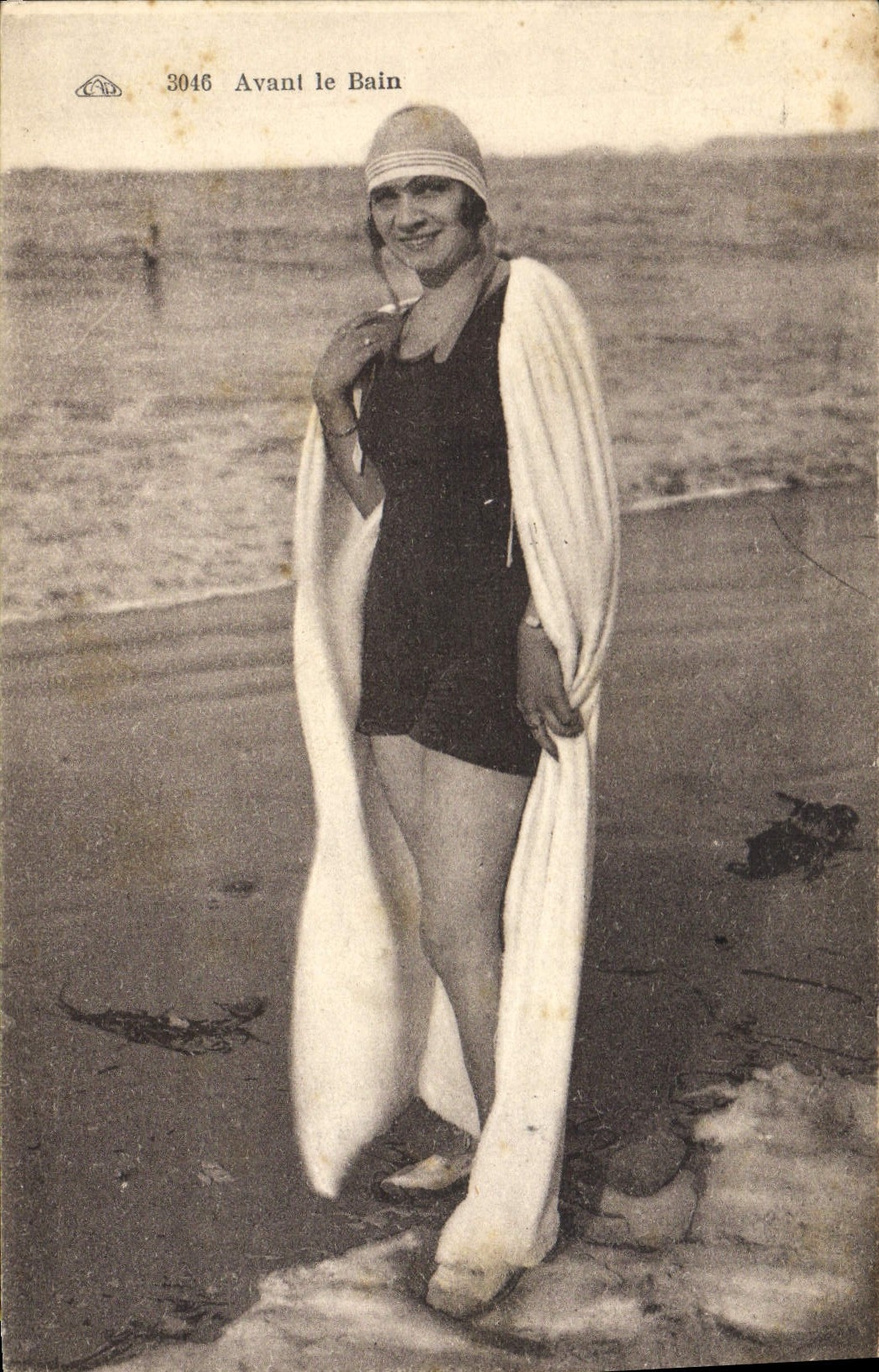 Femme en maillot de bain — Avant le Bain — Cia n°3046