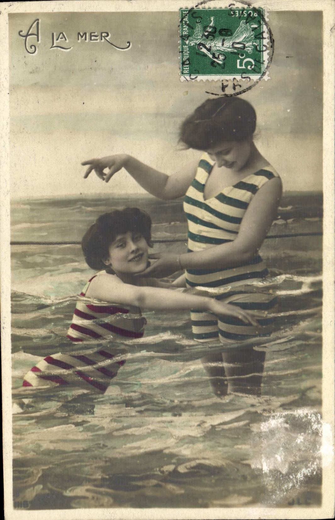 Zwei junge Frauen am Meer — Verlag J. L. C. — Nr. 118