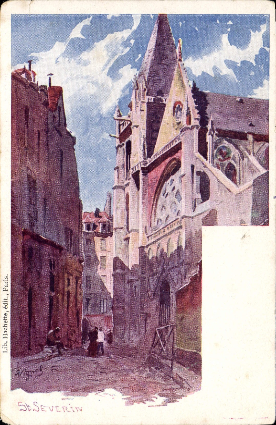 CPA Fantaisie Illustrateur St Severin