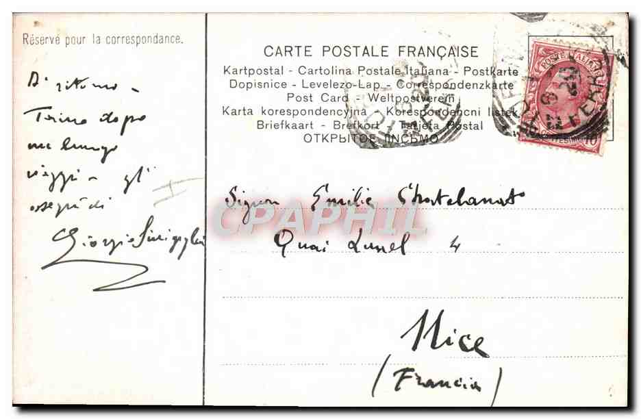 CPA Fantaisie Illustrateur Femme  — Rückseite
