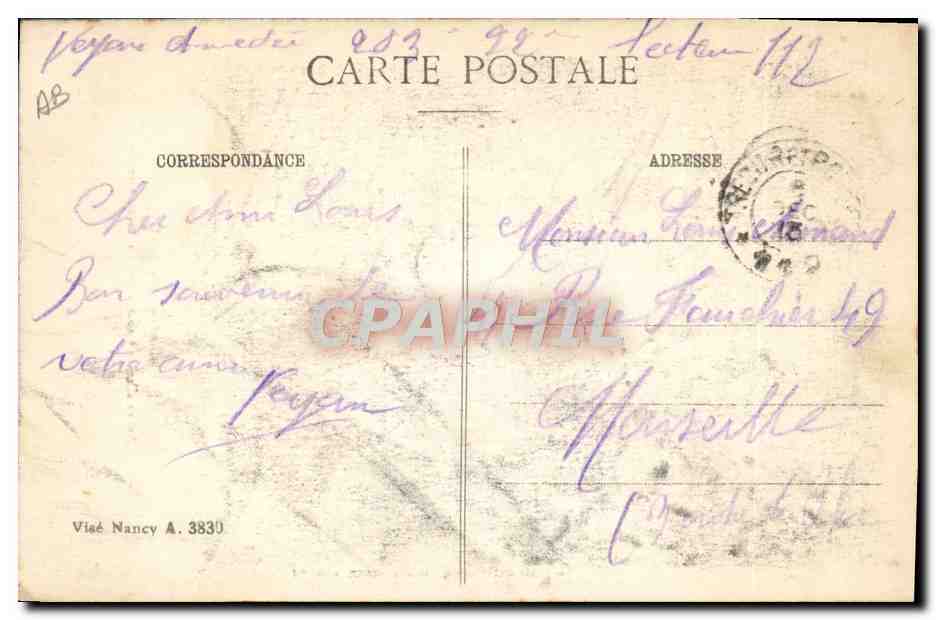 Aeroplano tedesco abbattuto — Guerra 1914-1915 — Reboullet, libraio-editore — Verso