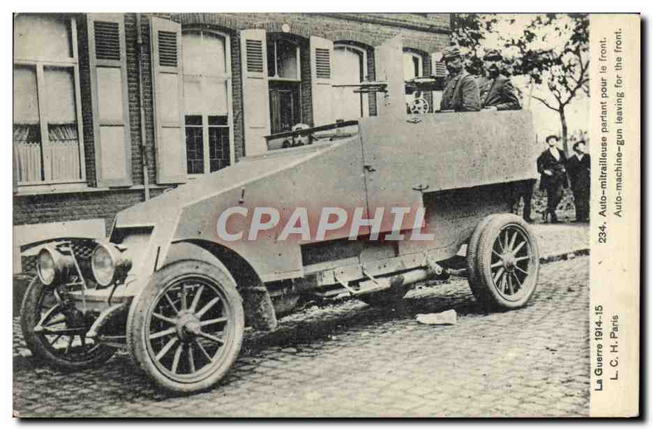 Auto-mitrailleuse pour le front — 234 — L. C. H. Paris