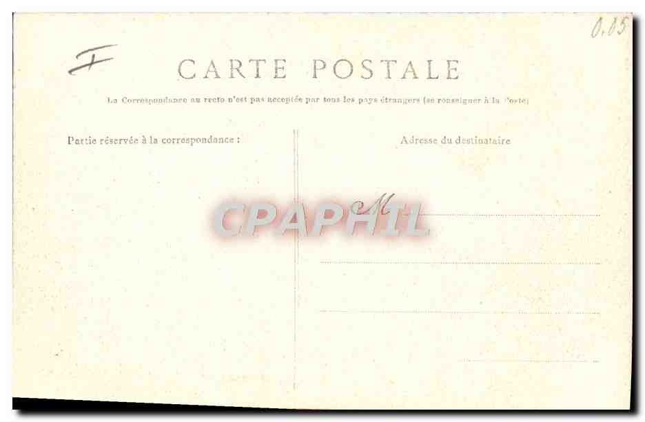CPA Militaria Artillerie Piece! Feu ! canon de 138 — Rückseite