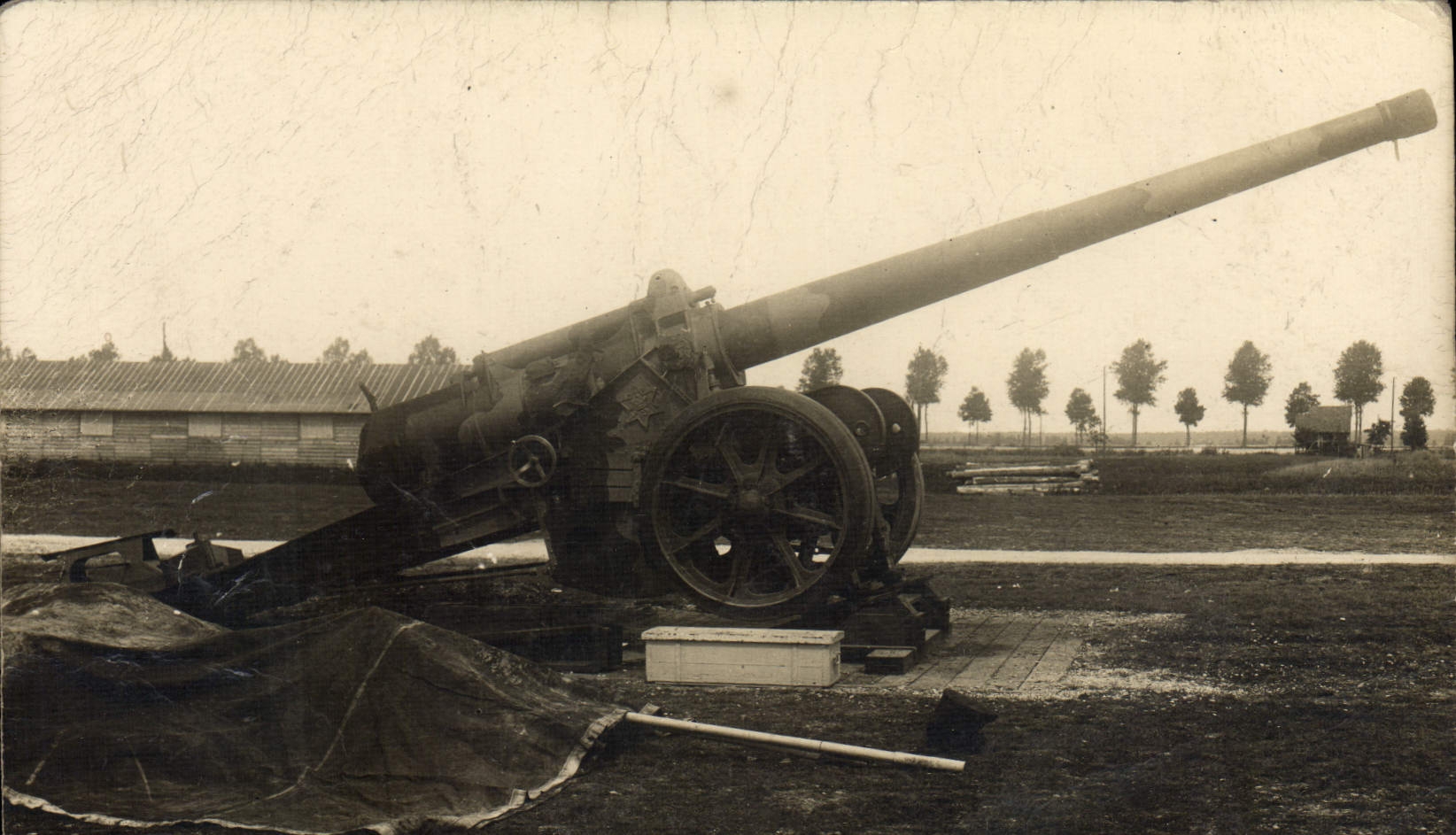 CARTE PHOTO Militaria Canon