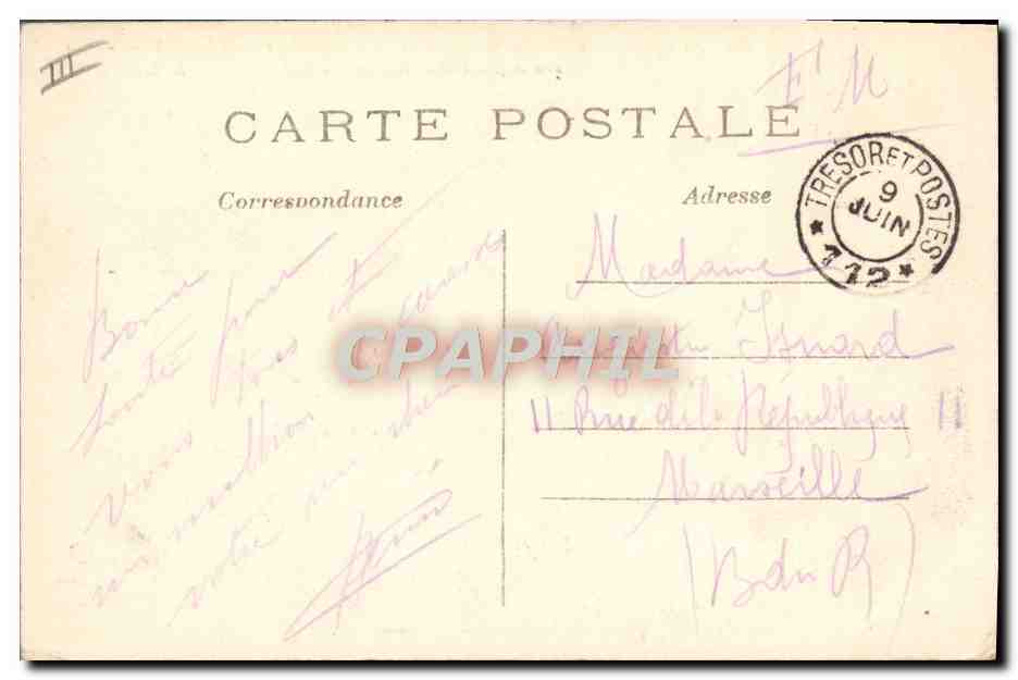 CPA Militaria Batterie d'artillerie francaise de 75 en action sur le front aux environs d'Arras — Rückseite