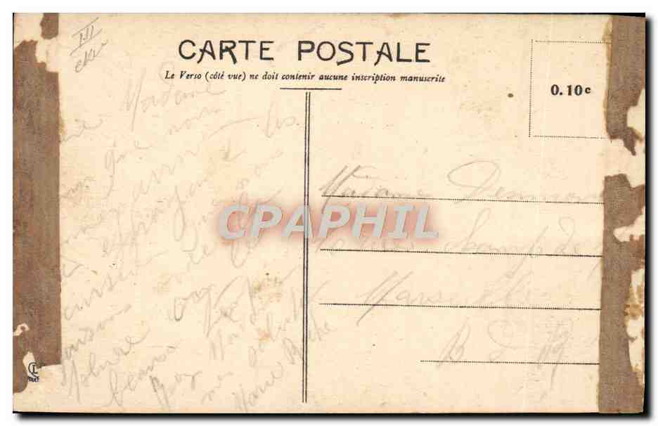 CPA Folklore Pyrenees Types du St Gironnais Jeune Bethmalaise  — Verso