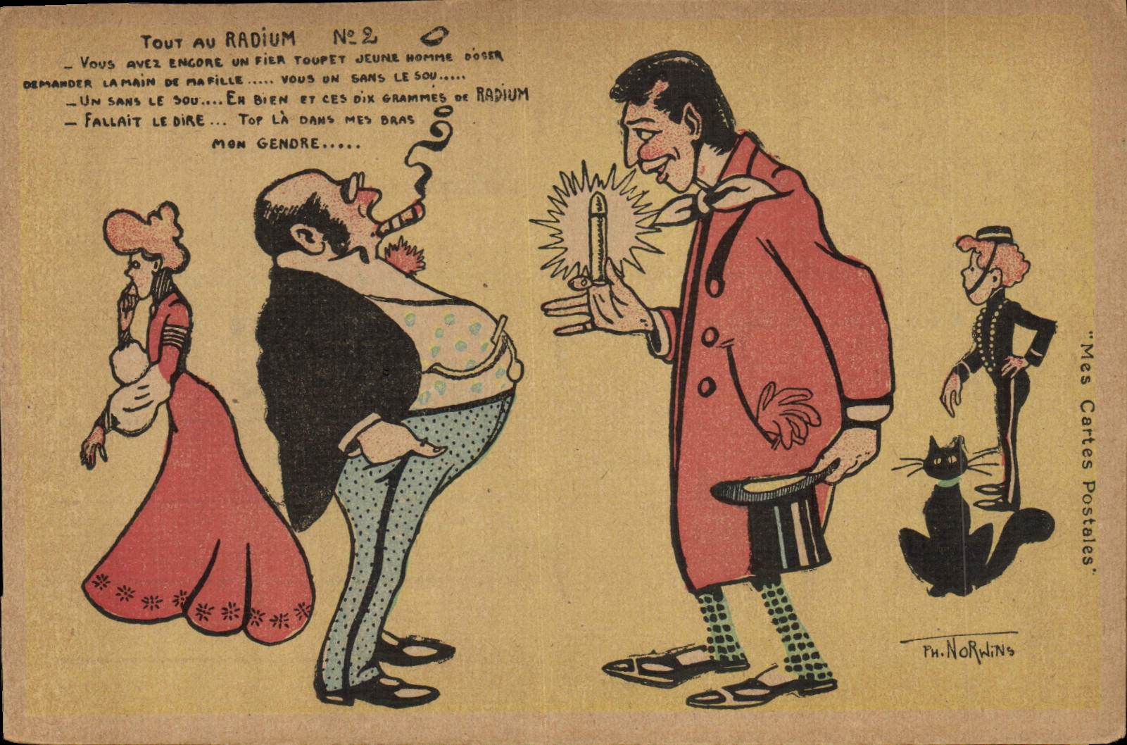 CPA Fantaisie Illustrateur Norwins Tout au radium