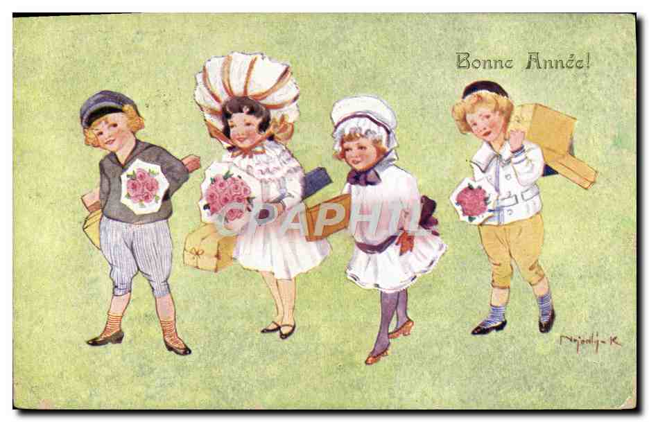 CPA Fantaisie Illustrateur Enfants