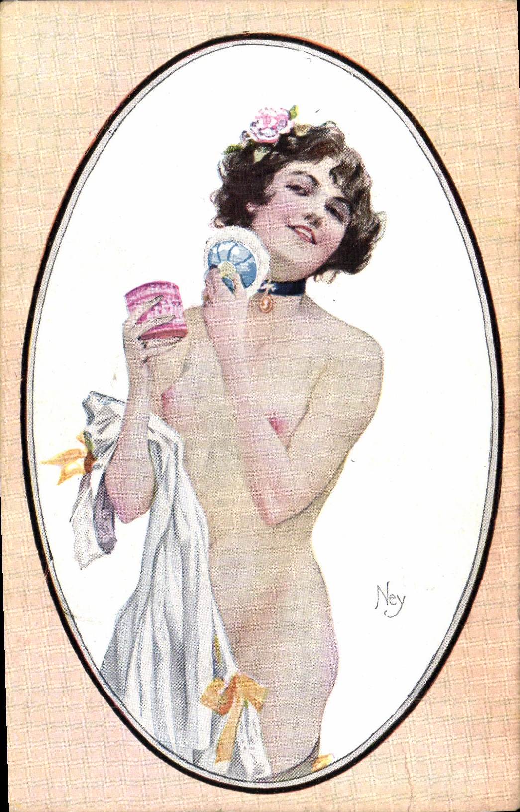 CPA Fantaisie Illustrateur Ney Femme Colifichets galants 