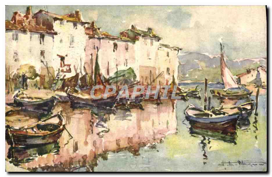 CPA Fantaisie Illustrateur Martigues