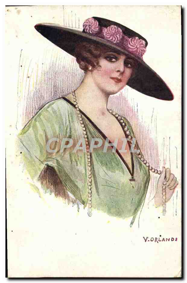 CPA Fantaisie Illustrateur Orlandi Femme 