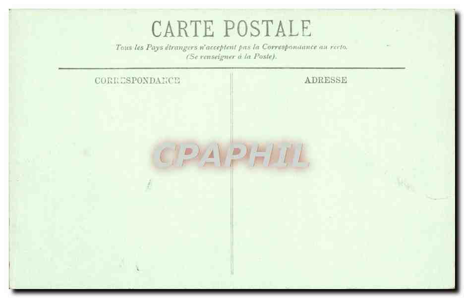 CPA Paris Le Jardin Des Tuileries Vers Le pavillon De Flore — Rückseite