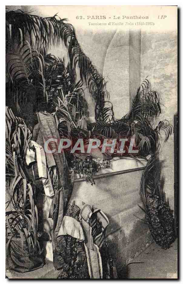 CPA Paris Le Pantheon Tombeau d'Emile Zola