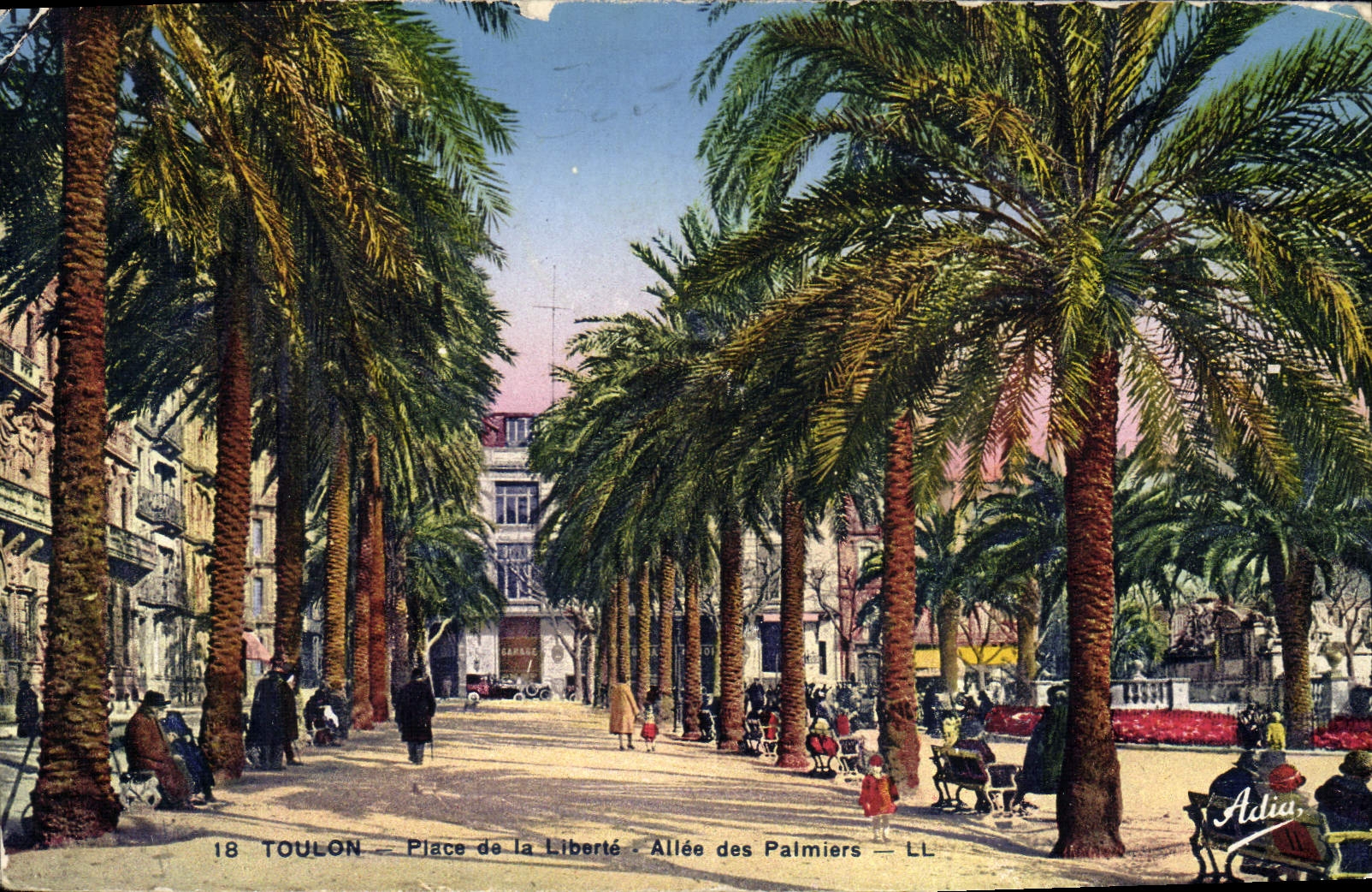 Toulon — Place de la Liberté — Allée des Palmiers — Adlia
