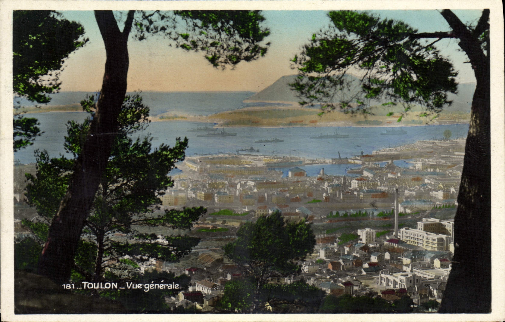 Toulon — Vue générale — Edition Bouvet-Sourd, n° 181
