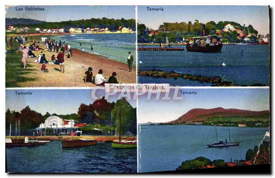 CPA Environs De Toulon Les Sablettes Tamaris