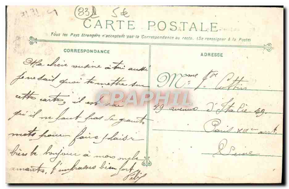 Toulon - Cap-Brun - Anse de Magaud — Phototypie Marins Bar — Toulon — Reverso