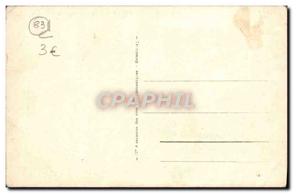 CPA Toulon Cap Brun Falaise De Ste Marguerite — Verso