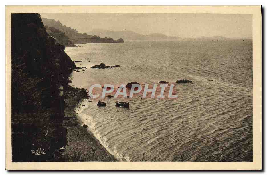 CPA Toulon Cap Brun Crepuscule Argente