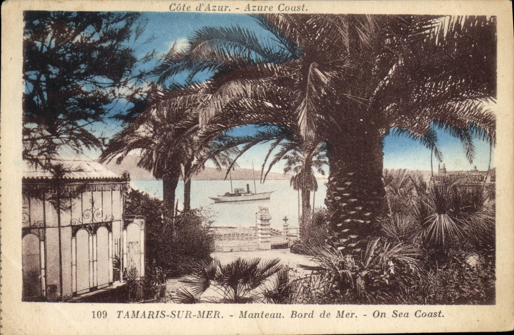 CPA Tamaris Sur Mer Manteau Bord De Mer 