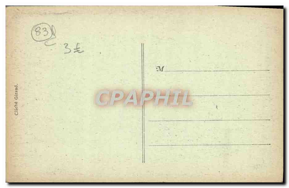 CPA Toulon Le Chemin Du Cap Brun — Verso