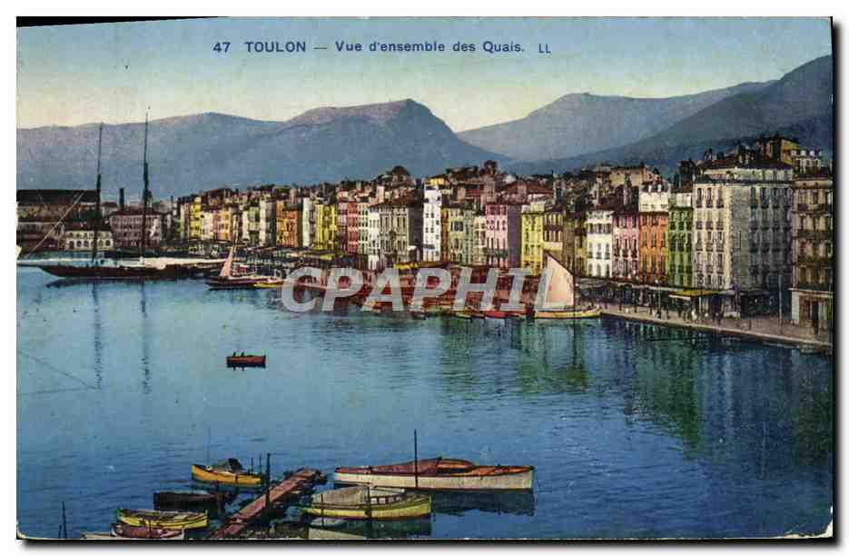 Toulon — Vue d'ensemble des Quais — LL, n°47