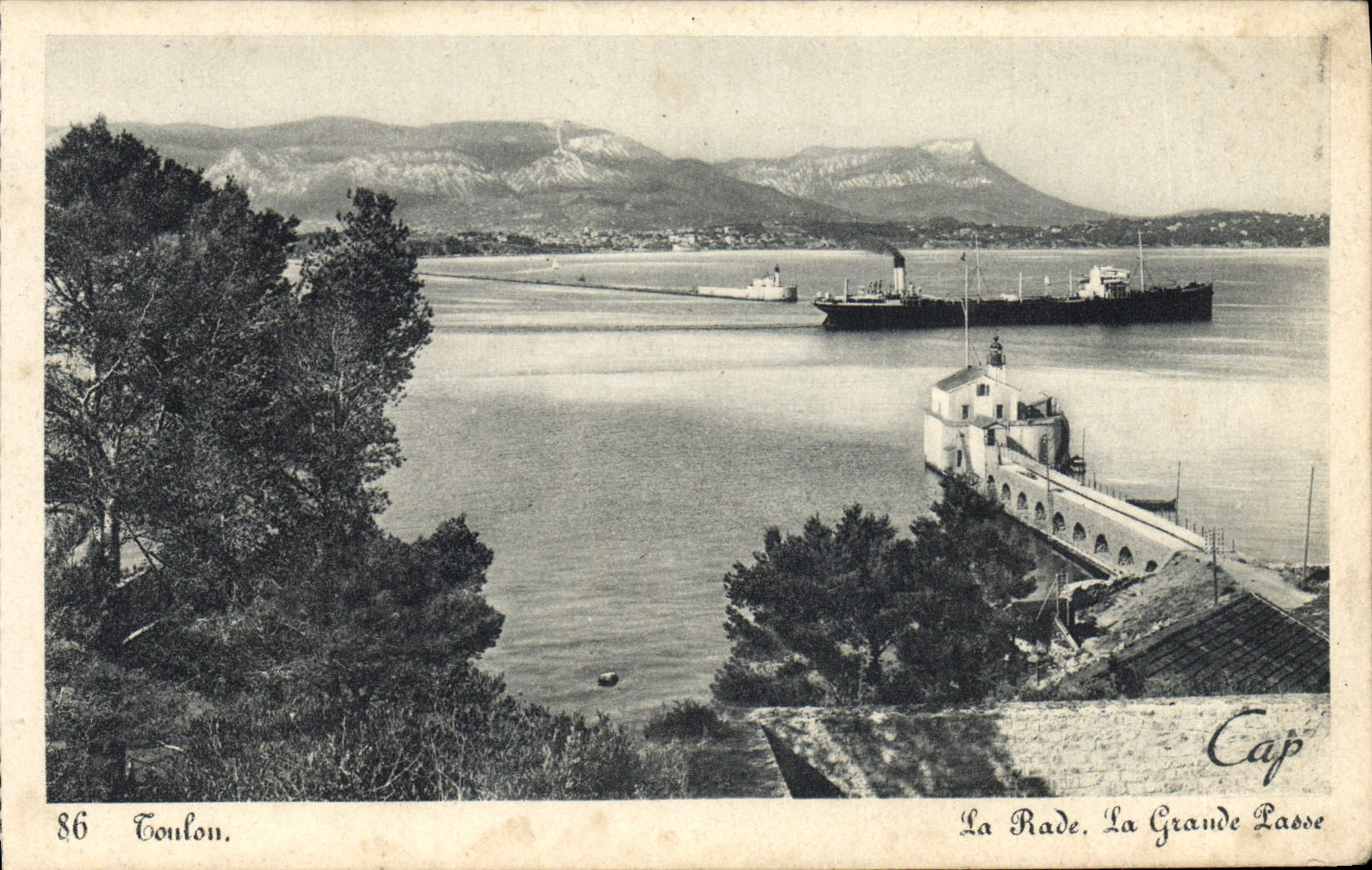 Toulon — La Rade, La Grande Lasse — Cap — n°86