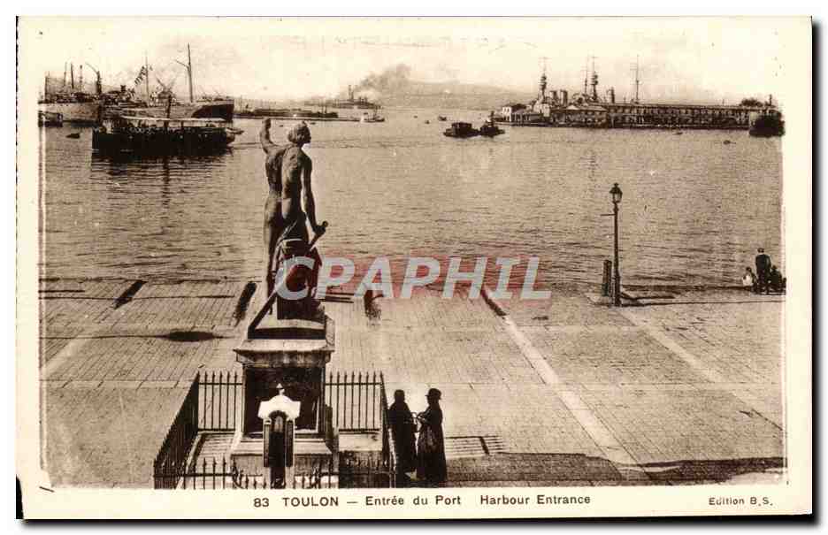 Toulon — Entrée du Port — Édition B.S.