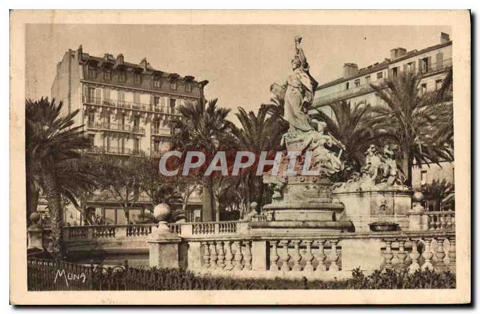 Toulon — La Place de la Liberté — Monument de la Fédération (André Alliar, sculpteur)