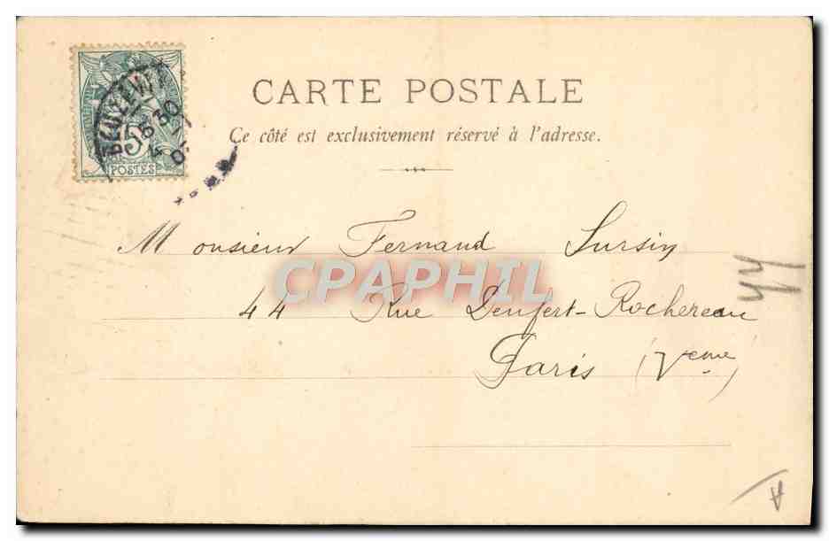 CPA Pape Sa saintete le pape Pie X — Rückseite