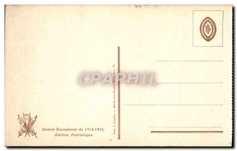 CPA Croix Rouge Association des Dames Francaises Rue Gaillon Paris Albert — Rückseite