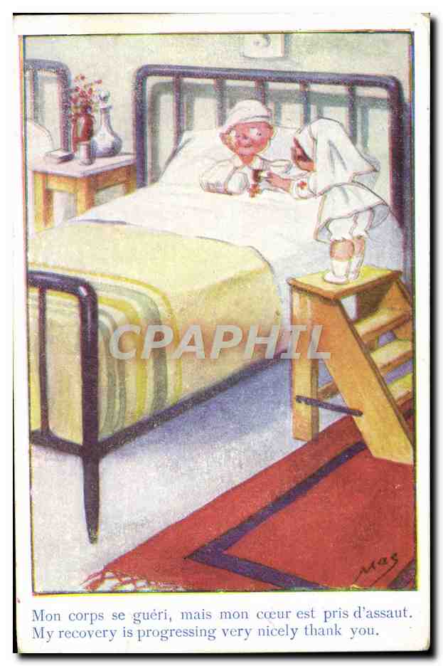 CPA Croix Rouge Enfant Infirmiere