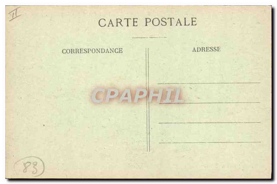 CPA Hyeres Grand Hotel du Mont des Oiseaux les jardins  — Rückseite