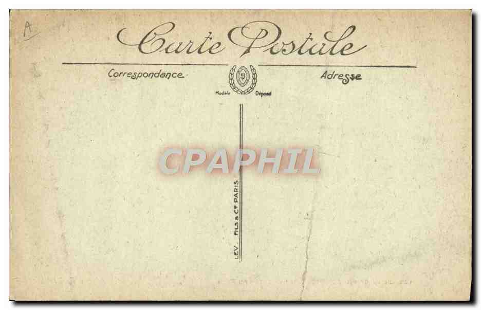 CPA Clinique du Dr Ch Bonnet Rue de la Chaise Paris Chambre Vaudreuil — Rückseite