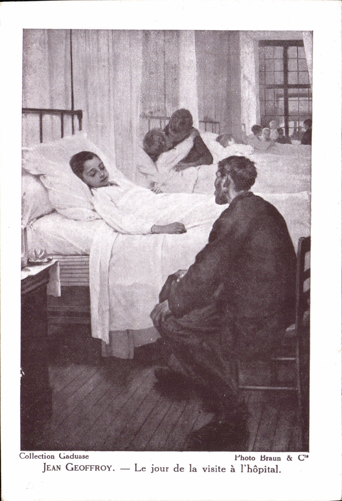 CPA Jean Geoffroy Le jour de la visite a l'hopital