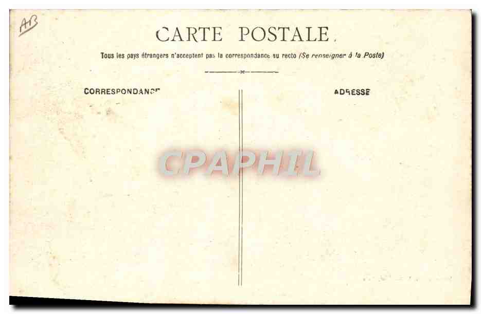 CPA Caen Hopital civil La maternite — Rückseite