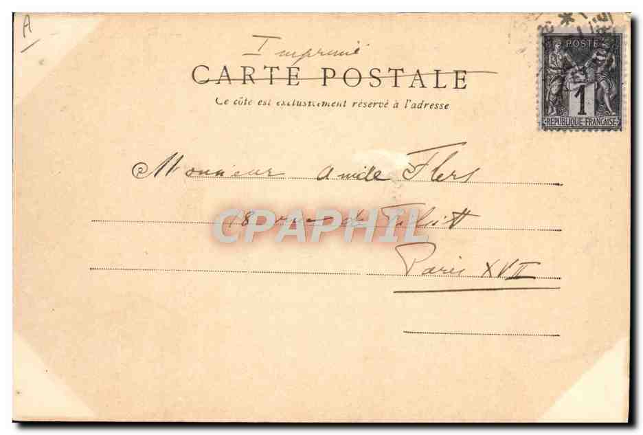 CPA Cheval Hippisme Saumur Dressage a pied du sauteur en liberte Croupade  — Verso