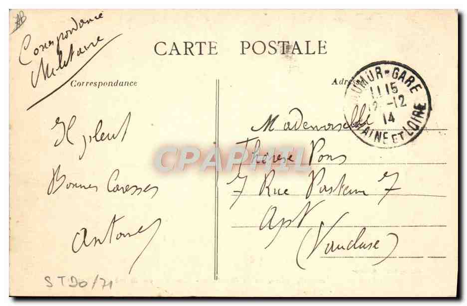 CPA Cheval Hippisme Saumur Ecole d'application de cavalerie Sauteurs en liberte (courbette) — Verso