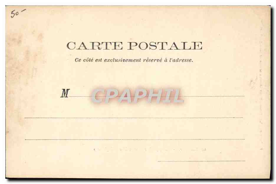 CPA Cheval Hippisme Saumur Passage de riviere Eleves officiers  — Verso