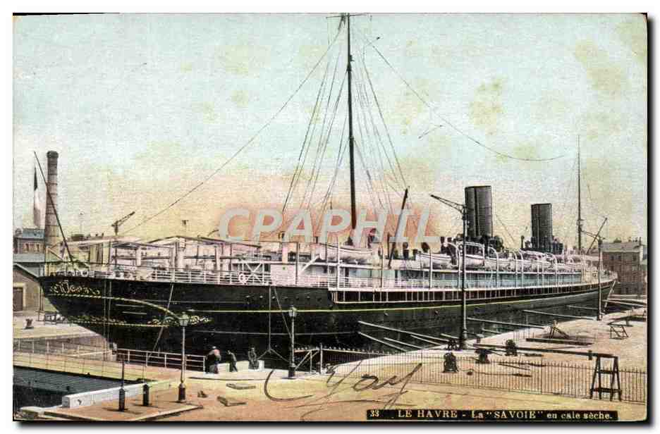 Le Havre — La "Savoie" en seco — editor L. V. & Cie, n°33