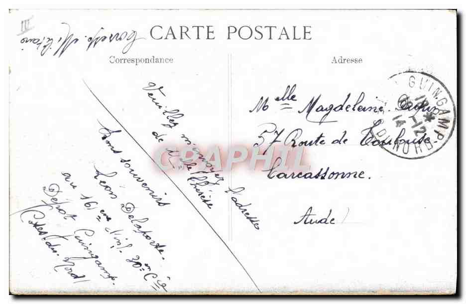Le Havre — El Transatlántico "La Savoie" — Editor no identificado — Reverso