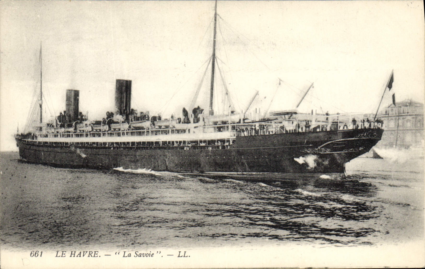 Le Havre — Le paquebot "La Savoie" — LL. n°661