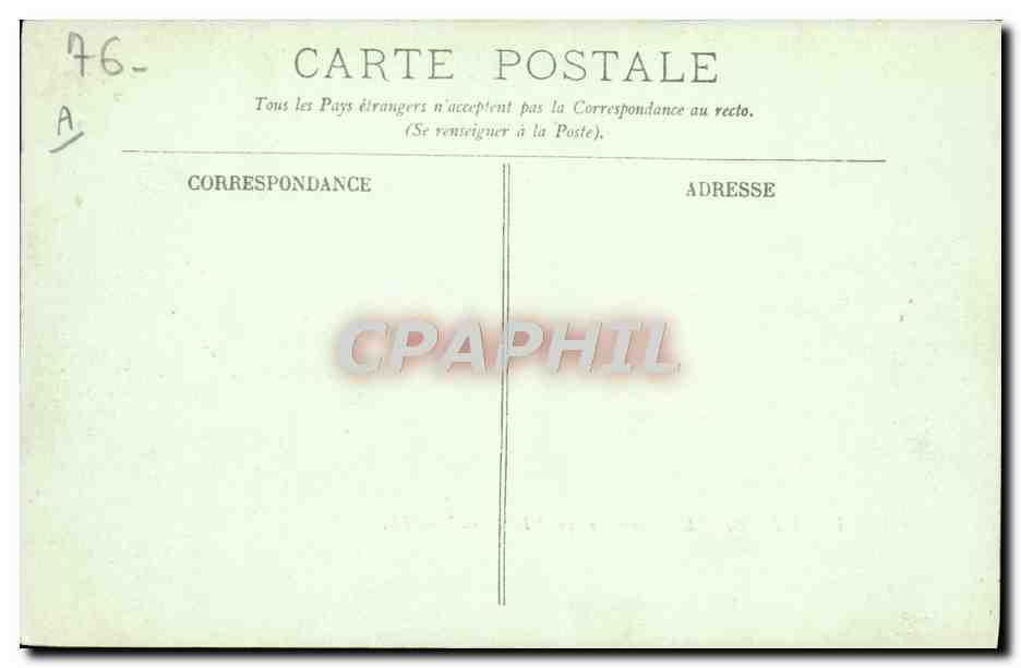 Le Havre — Le Transatlantique 'La Savoie' — LL. — Verso