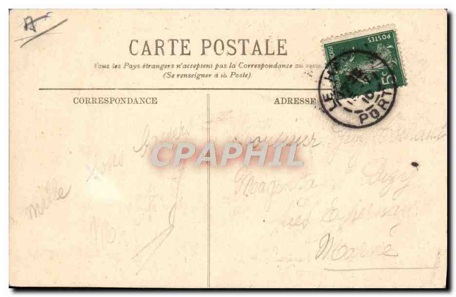 Le Havre — Le Transatlantique "La Savoie" — i L. — n°117 — Verso